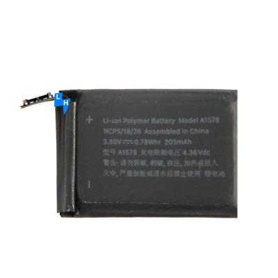 China Double IC Protection 205mAh A1578 A1802 38mm Battery for Apple Watch Series 1 Watch for sale