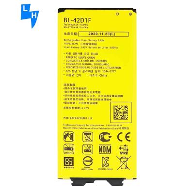 China 2800mAh BL-42D1F Bateria recarregável para LG G5 H868 H860N F700K F700S F700L US992 H850 Stock à venda