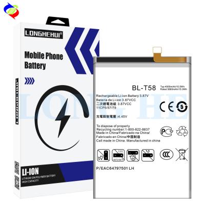 China Double IC Protection 4000mah BL-T58 Mobile Phone Battery for LG Rechargeable Battery for sale