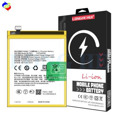 中国 2900mAh BLP631 A77 A75 F5 F3 オッポ A73 リチャージ可能なバッテリー用の携帯電話バッテリー 販売のため