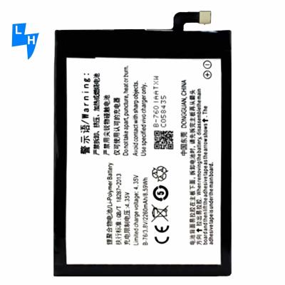 China 2260mAh Kapazität OEM B-76 Y927 Y627 Y27L Lithium-Ionen Polyer Batterie für Vivo Y27 Original zu verkaufen