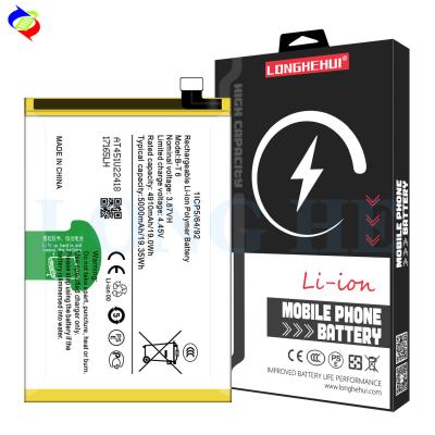 China RECHARGABLE B-T6 Cell Phone Battery Rechargeable Batteries for VIVO T1 5G IQOO Z6 5G for sale