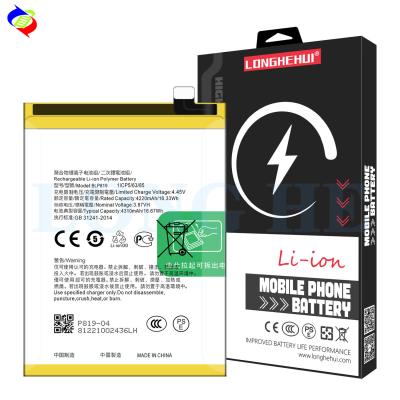 China Rechargeable Li-Polymer Battery BLP819 for OPPO RENO 5 4G Yellow 4310mAh 3.87V Reno6 Z for sale