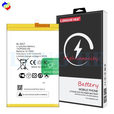 China RECHARGABLE BL-50CT 5050mAh L8 plus Mobile phone Battery for Tecno L8 battery for sale