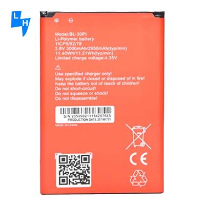 China BL-30PI 3000mAh OEM Li-Ionen-Handybatterie für Itel 1408 Batteira zu verkaufen