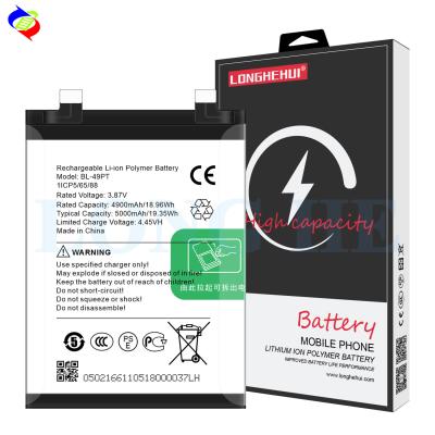 China BL-49PT 3.87V 5000mAh mobiele telefoonbatterij Voor Tecno Pova 5 Pro Verbeterde levensduur van de batterij Te koop