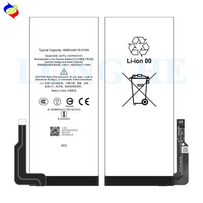 China Double IC Protection G27FU 3.87V 4600mAh Li-po Rechargeable Battery for Pixel 5A 5G for sale