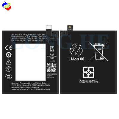 China 3000 MAH Hoogspanning 3.85V Batterij G020E-B Polymer Lithium Ideaal voor mobiele telefoons Te koop