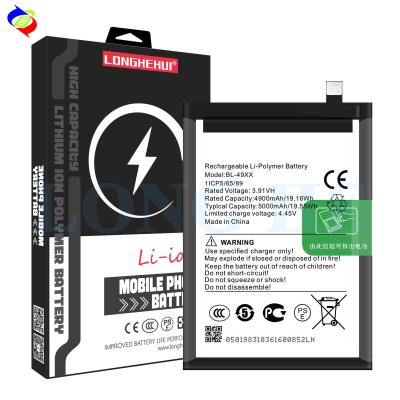 中国 100%互換性 BL-49XX 3.91V 5000mAh モバイルフォン バッテリー インフィニックス ノート40 X6853 販売のため