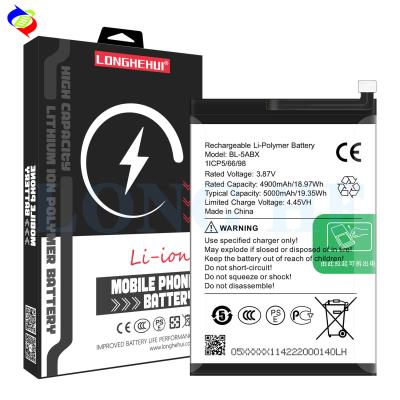 中国 BL-5ABX バッテリー交換 インフィニックス 3.87V 5000mAh 高容量ダブルIC 保護 販売のため