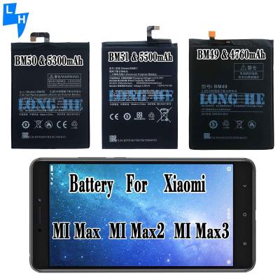 China BM49 BM50 BM51 Batería recargable para Xiaomi Max Max2 Max3 Negro y compatible en venta