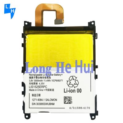 China LIS1525ERPC Bateria de substituição para SONY Xperia Z1 L39h C6902 C6903 C6943 3000mAh 3.8V à venda