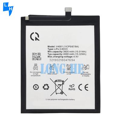 China High Capacity V4001 Black Battery 4000mAh Original Replacement for Vsmart Joy 1plus for sale