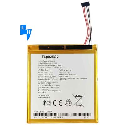 China Batería recargable para teléfono móvil Alcatel TLp025G2 2580mAh OT9003 9003X en venta