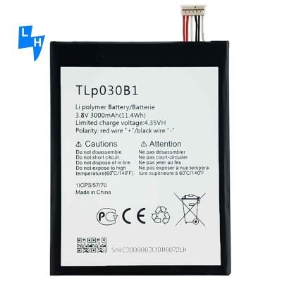 China Aufladbare 3000mAh TLp030B1 Li-Ionen-Batterie für das Mobiltelefon Alcatel OT-7045 7045Y zu verkaufen