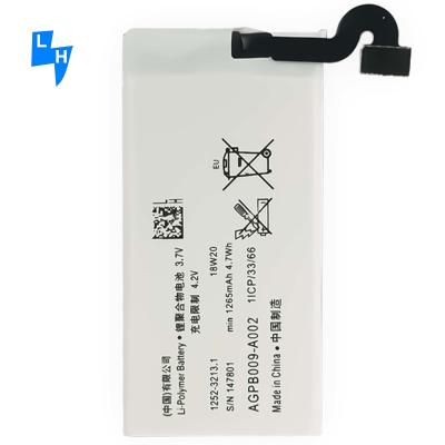 China Double IC Protection 1265mAh AGPB009-A002 Xperia sola MT27i MT27 Batterij voor Sony MT27a Te koop