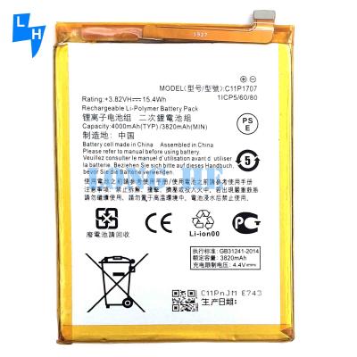 China Batería de teléfono móvil amarilla de 4000 mAh C11P1707 para ASUS Zenfone Max M1 MOQ/ODM/OEM 500PCS en venta