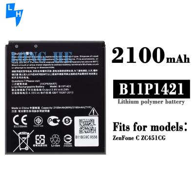 China Stock B11P1421 Battery for ZenFone C ZC451CG Z007 Mobile Phone Original Lithium-ion for sale