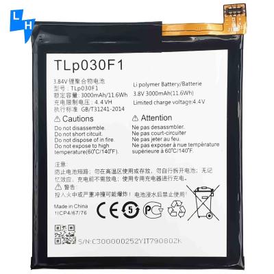 China Batería de polímero de 3000 mAh para BlackBerry DTEK60 TLP030F2 Sistema de teléfono móvil modelo 6070 en venta