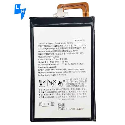 中国 ストック OEM/ODM/MOQ 500PCS BAT-63108-003 BlackBerry Mercury用のキーオン BBB100 モバイル電話バッテリー 販売のため