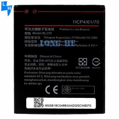 China Dual IC Protection 2750mAh BL259 Battery for Lenovo Lemon 3 3S K32C30 K32c36 Vibe K5 for sale