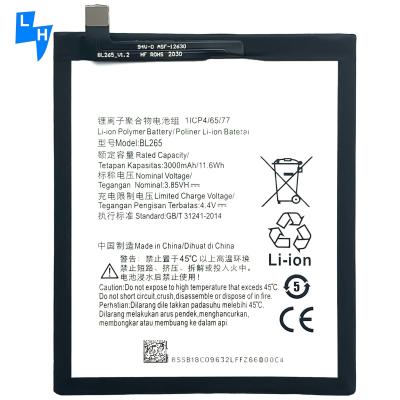 China Customizable 2800mAh Mobile Battery for Moto M XT1662 XT1663 BL265 at Affordable for sale