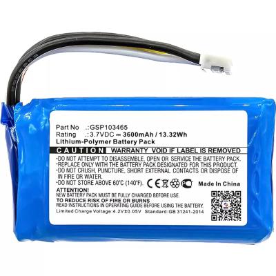 China Li-polymer Battery Replacement for JBL-Link 10 3.7V 3600mah For MP3 / MP4 Player for sale