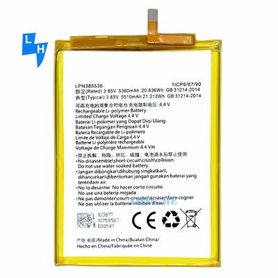 China 100% compatibele LPN385536 mobiele telefoonbatterij voor Hisense King Kong 5 Pro Te koop