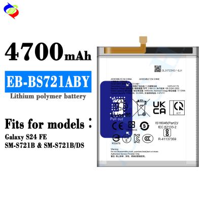 China China High-quality Battery Production Lithiumn Mobile Cell Phone Battery For Samsung Galaxy S24 FE S22 EB-BS721ABY for sale