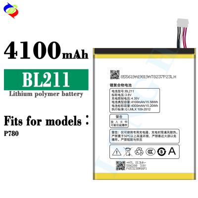 China 4100mAh BL211 Bateria de telemóvel Para lenovo P780 à venda