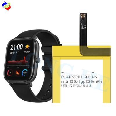 China 3.85V 220mAh Lithium-Polymer-Batterie PL412221H für die Huawei Smart Watch HUAWEI GTS A1914 A1913 Uhrenbatterie Lieferant zu verkaufen