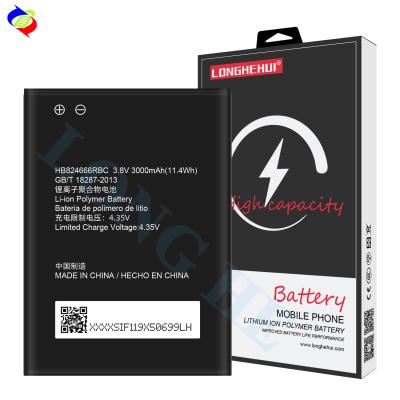 China 3000mAh HB824666RBC E5577 BBN1 BBK1 E5785 Bateria de telefone móvel para Huawei esposa E5573 à venda