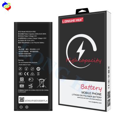 China Batería de litio recargable HB4342A1RBC 3.8V 2200mAh Batería para Huawei Y5 II 2 Y6 Ascend Honor 4A 5A en venta