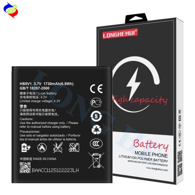 China 1730mAh HB5V1 18287-2000 Y516 Y518 batería de teléfono móvil para Huawei Y5ii batería baterías recargables en venta