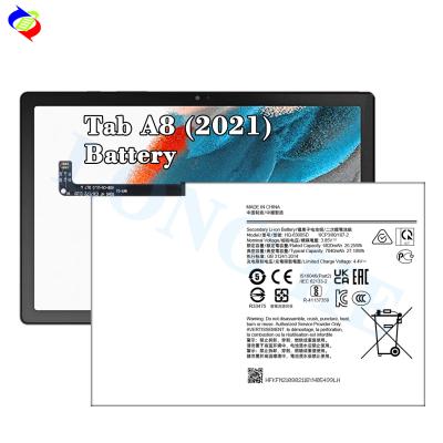 China Para Samsung Galaxy Tab A8 (2021) y SM-X200 SM-X205 Batería original para Samsung HQ-6300SD Batería inteligente de 7040mAh en venta