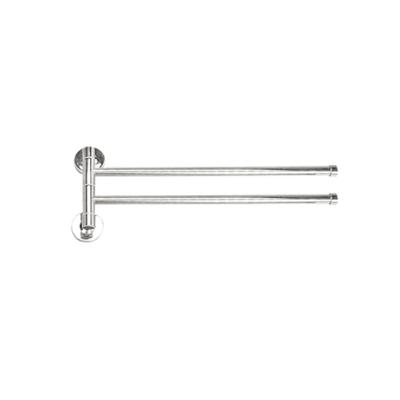 China Hot Selling Convenience 304 Stainless Steel Wall Mounted Towel Rack And Ring For Bathroom for sale