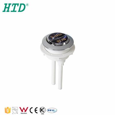 China Modern HTD Chrome Double Plating Toilet Push Button for sale