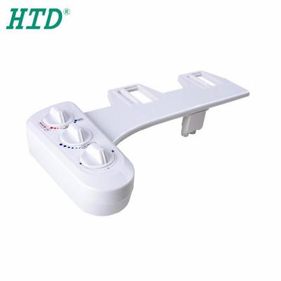 China Dual Cleaning Nozzle + Non Electric Cool Attached Self-Cleaning Hot Water Toilet Bidet Attachment for sale