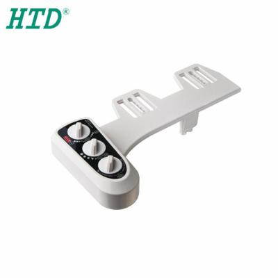 China Double Cleaning Spout + ABS Self-cleaning Non-electric Combination Toilet Bidet Attachment for sale