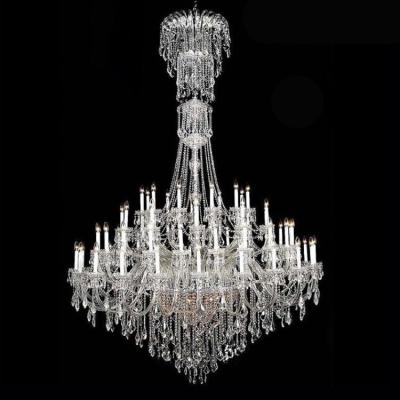 China Large Luxury Classic Crystal Chandelier Lightings Crystal Chandelier For Hotel ETL88034 for sale