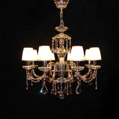 China Modern Luxury Light Georgian Style 8 Crystal Chandelier Lighting Modern Crystal Light ETL88016 for sale