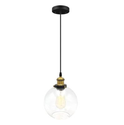 China Modern Simple Clear Glass Chandelier Pendant Light Fixture For Europe ETL891016 for sale