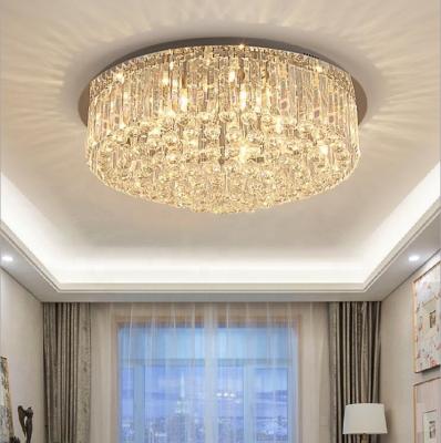 China Modern Round LED Crystal Ceiling Lamp Bedroom Lights Hallway Modern Crystal Light For Canada ETL60383 for sale