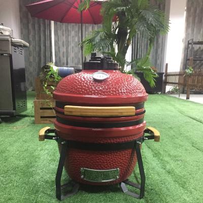 China Adjustable Size 15inch MCD Indoor Ceramic Grill Classic Type BBQ Oven Charcoal Kamado Factory Direct Sales for sale