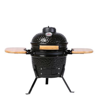 China Factory direct sales size 12inch MCD adjustable mini barbecue grill George Foreman stainless steel kamado grill for sale