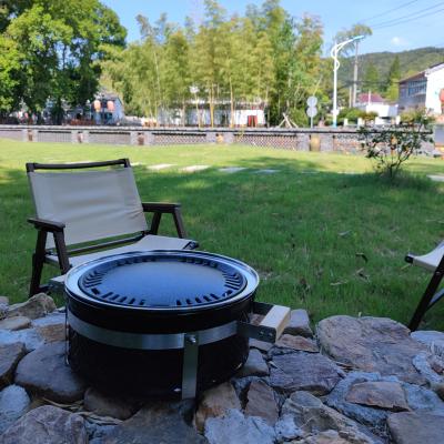 China Adjustable Size MCD Factory Direct Sales Korean Ceramic Barbecue Kamado Grill Tables Grill for sale