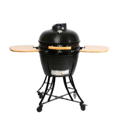 China Factory direct sales size 22inch MCD ceramic kamado grill metal iron bbq oven charcoal oven pizza smoker adjustable bbq grill for sale