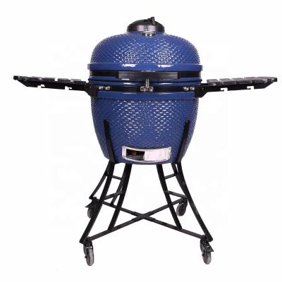 China Easily Assembled Ceramic Garden BBQ 24inch Kamado Grill for sale