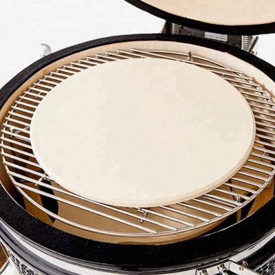 China Cordierite Ceramic Pizza Stone Grill&BBQ Bracket Dustproof Outdoor Baking Accessories for sale