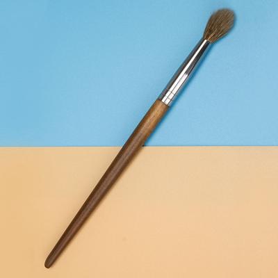 China Angular Blush Wooden Powder Concealer Loose Handle New Style Makeup Brush New Style Makeup Tool for sale